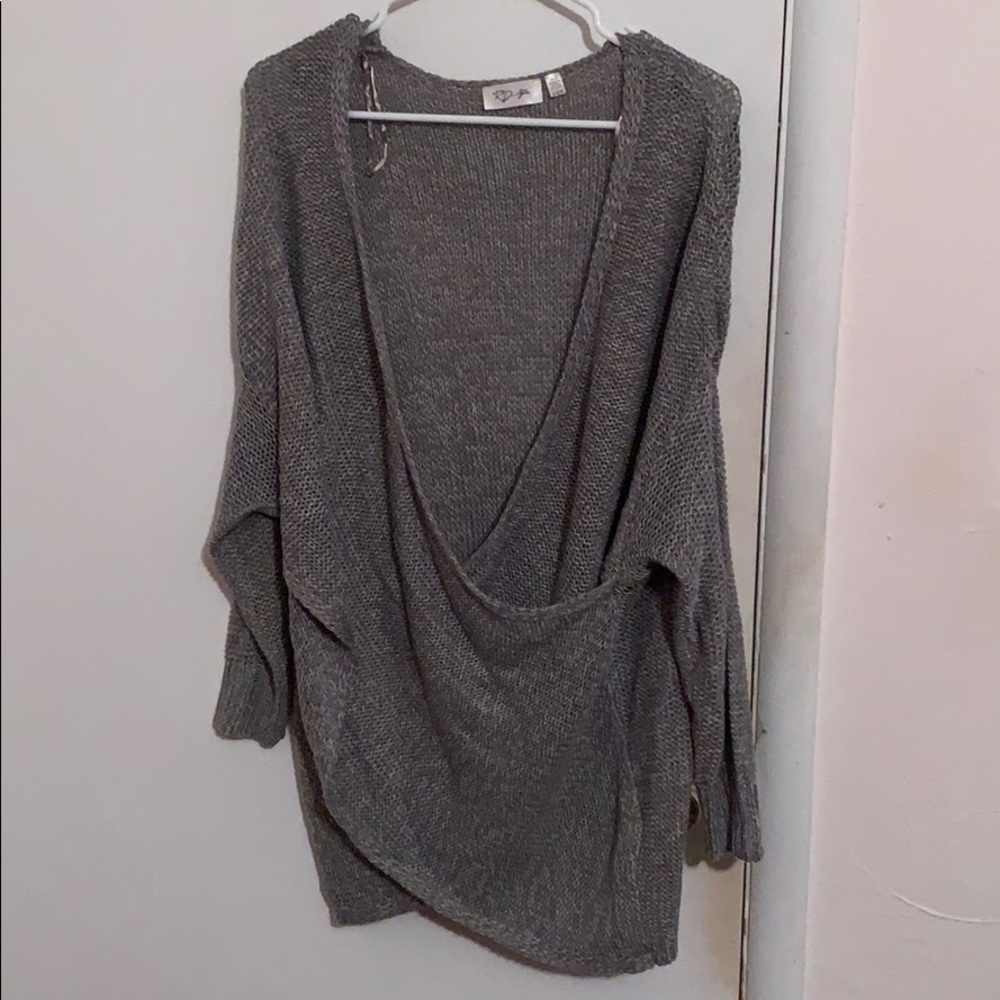 Gray sweater